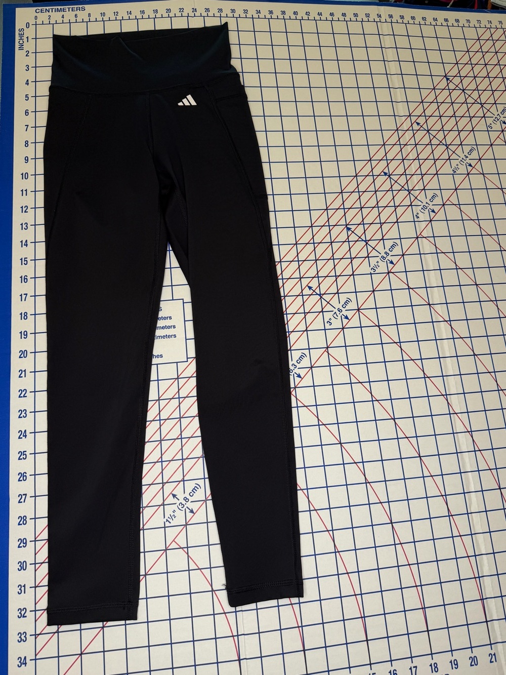 adidas Black Performance Leggings with Logo